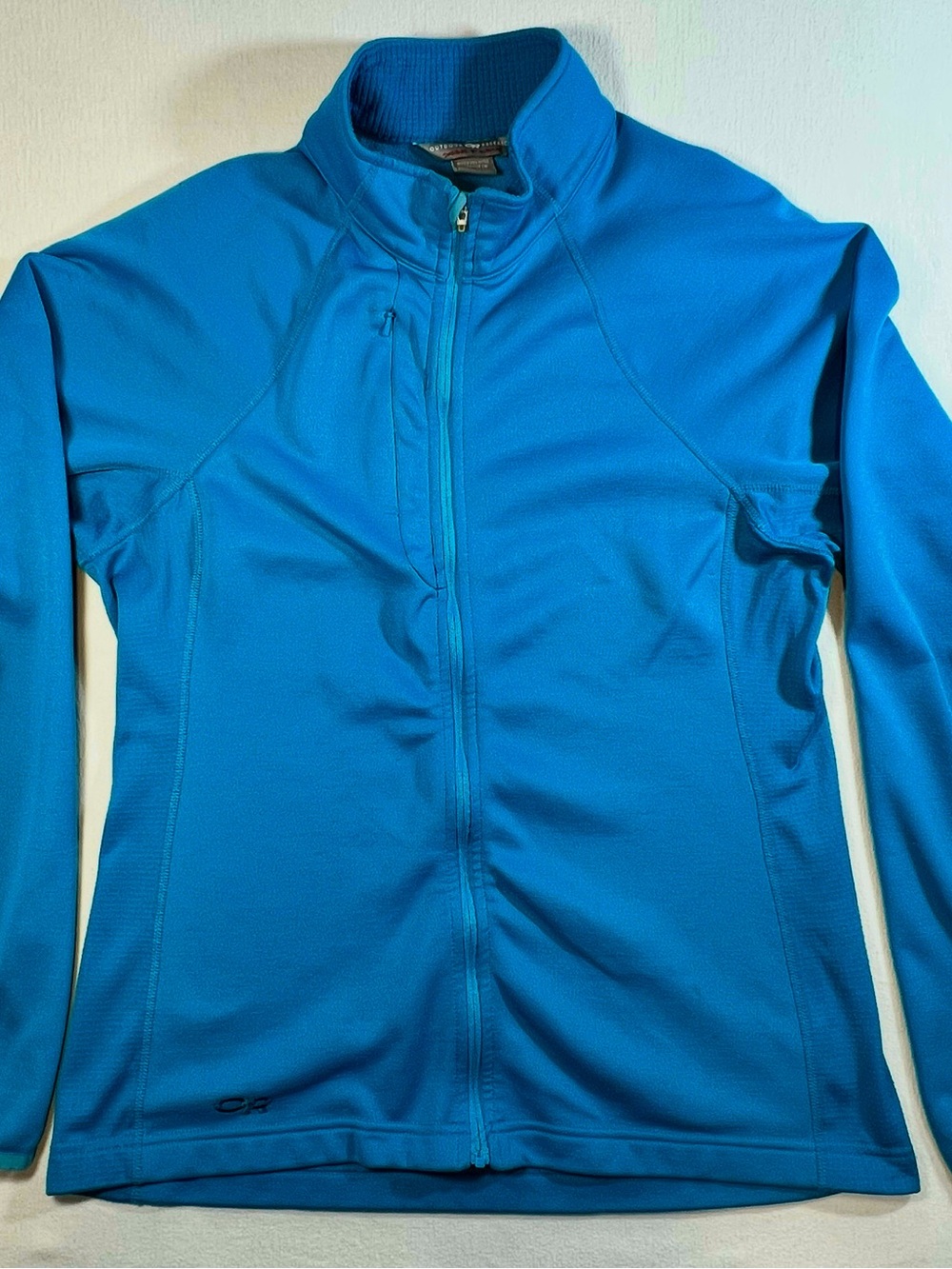 Outdoor Research Women's Bright Blue Full-Zip Athleisure Shirt